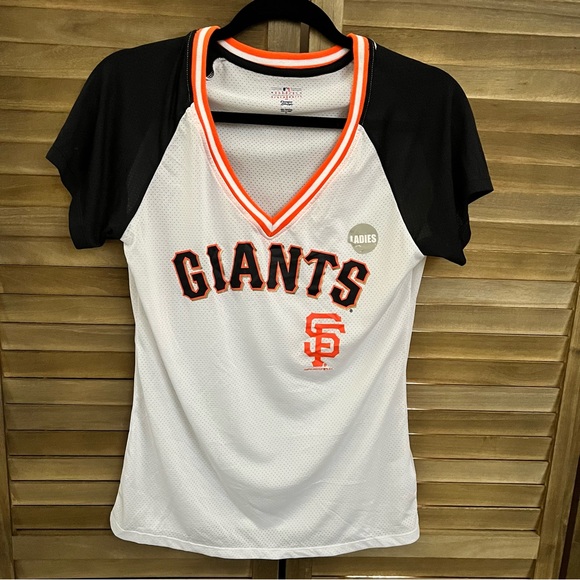 Genuine Merchandise Tops - San Francisco Giants V Neck Top Genuine Merchandise by Campus Lifestyle Medium